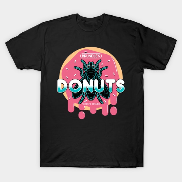 Brundle's Donuts T-Shirt by FourteenEight